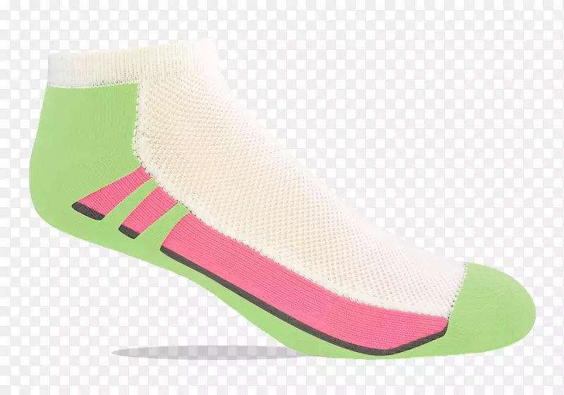 袜子产品设计鞋-女式全白色网球鞋