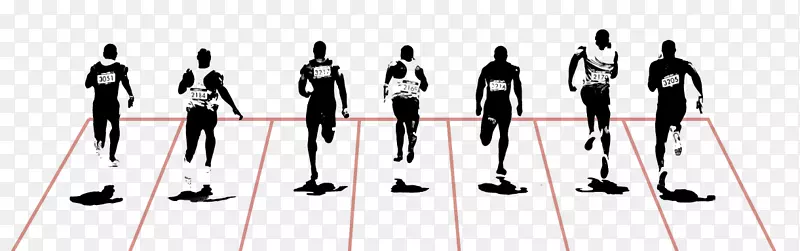 100米短跑田径摄影运动心理学-奥运马拉松