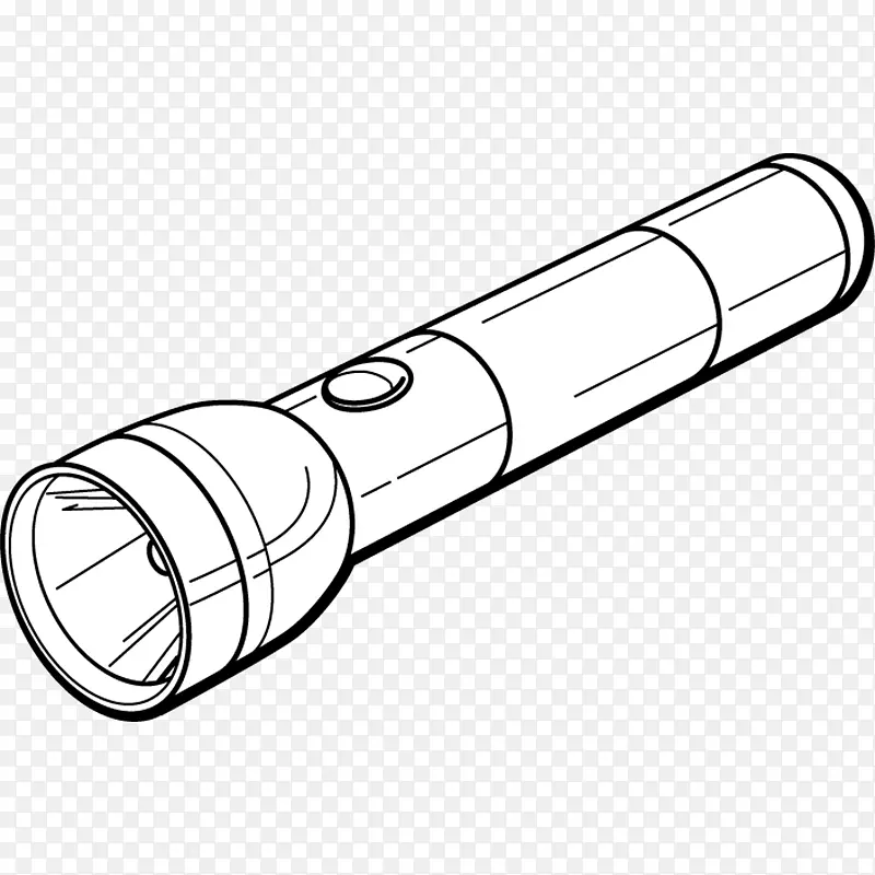 线产品设计角字体-磁石手电筒