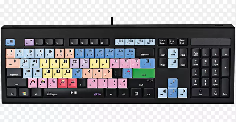 电脑键盘adobe首映式专业键盘快捷键创意云数字键盘.法语符号键盘