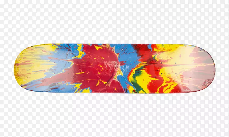 最高染料滑板Damien Hirst-Damien Hirst艺术作品
