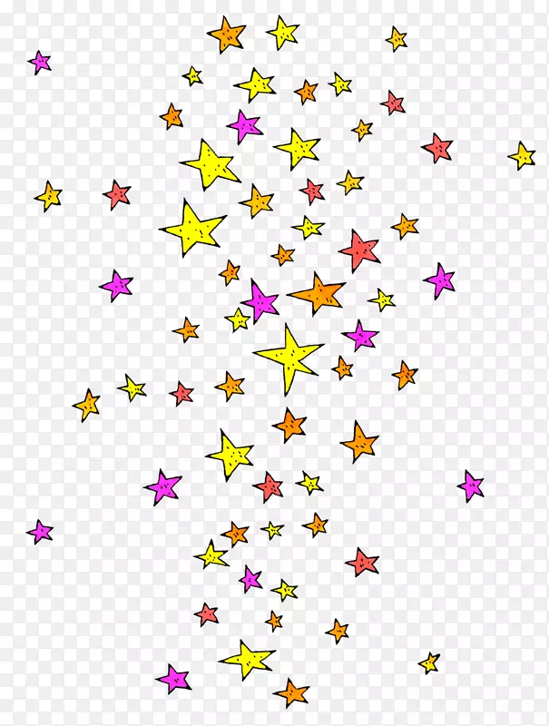 对称图案线点积-小王子星