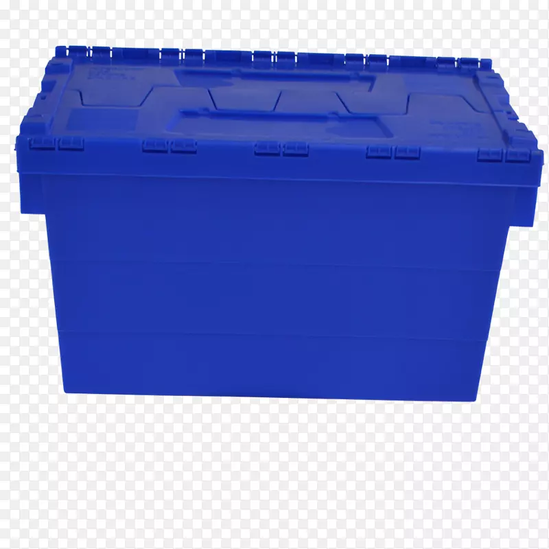 钴蓝色产品矩形塑料.带盖子的批发塑料桶