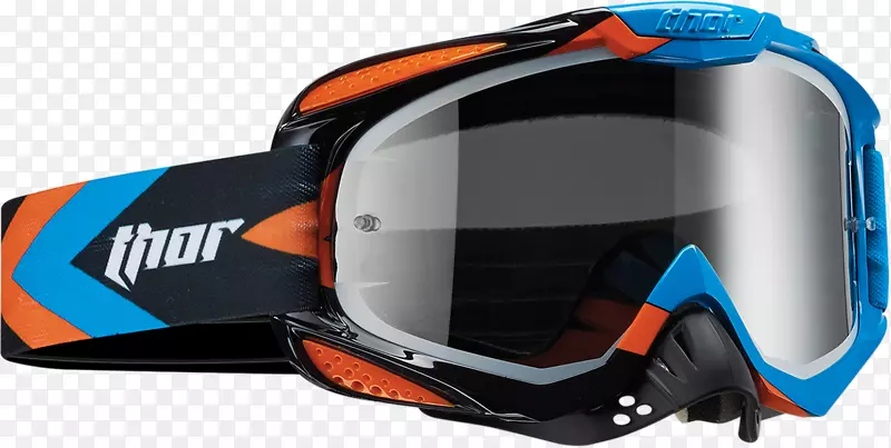 雷神联盟护目镜自行车头盔眼镜摩托车头盔鼻子护目镜