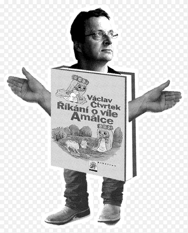 Víla Amálka t恤-人类行为字体海报-t恤