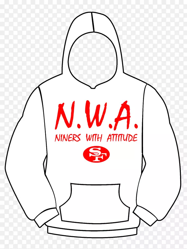 旧金山49人套筒插图的标识和制服-NWA