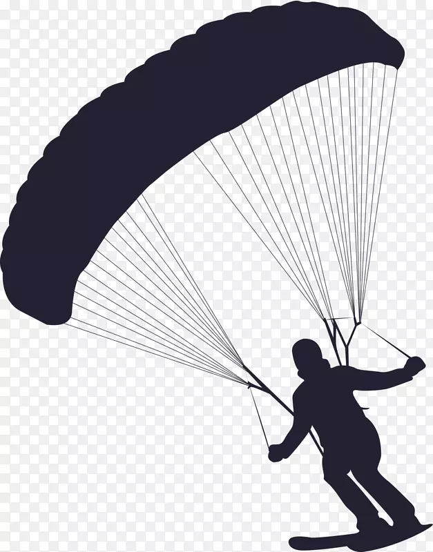 滑翔伞降落伞便携网络图降落伞外形便携网络图降落伞