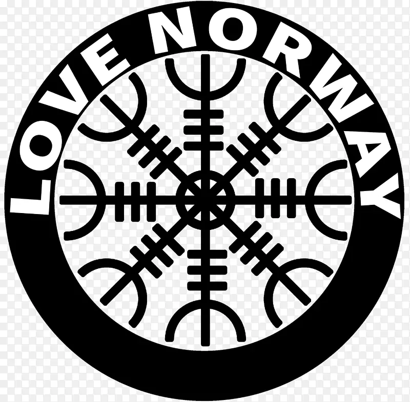 免版税的敬畏图形插图掌舵aegishjalmur-挪威埃尔克猎犬之爱