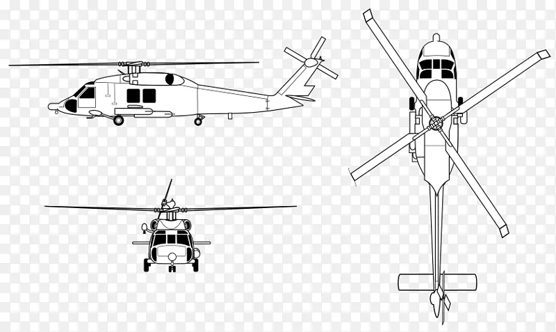 Sikorsky sh-60海鹰Sikorsky 60型黑鹰hh-60 jayhawk直升机Sikorsky s-70-直升机