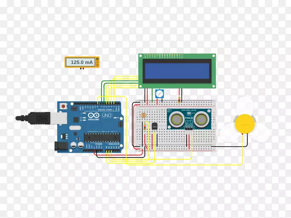 Arduino电子电路模拟Autodesk电气网络-lcd接口
