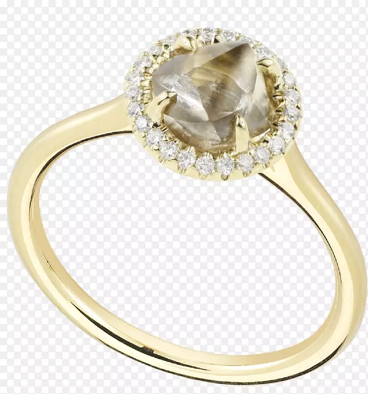订婚戒指钻石首饰独特的原始钻石戒指