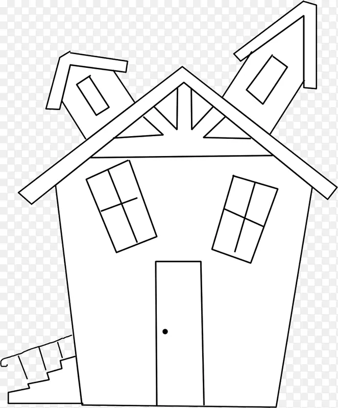 鬼屋纸/m/02csf绘图.带屋顶的房子用德累斯顿被子图案