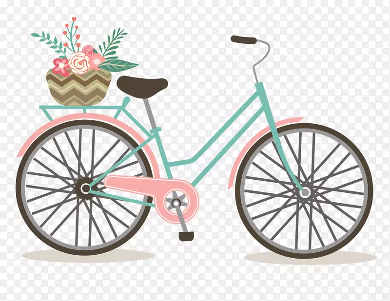 自行车架夹艺术情侣自行车-自行车