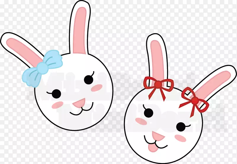 国内兔子复活节兔夹工艺品缝纫图案