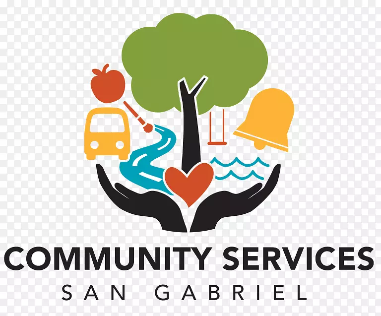 LOGO圣加布里埃尔使命游戏室社区服务-学习-圣加布里埃尔山谷标志