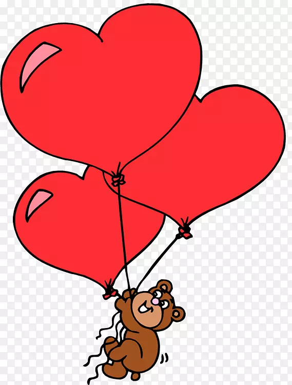 气球剪辑艺术图像情人节png图片-有趣的情人节