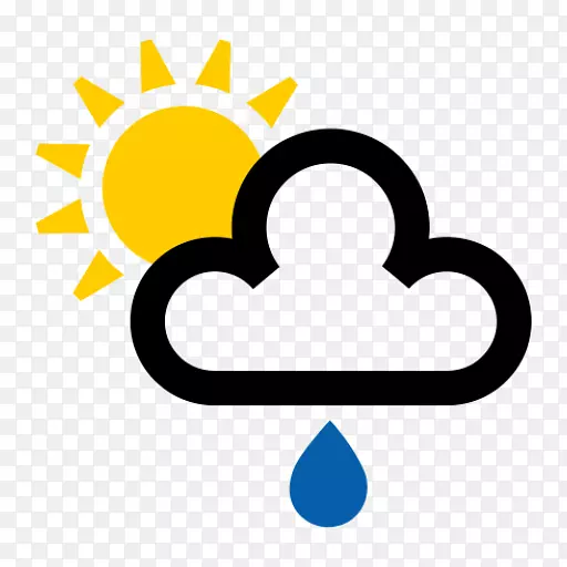 剪贴画天气预报云符号-天气