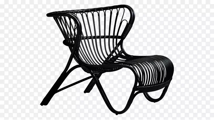 Eames躺椅藤家具柳条椅