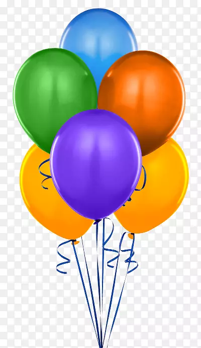 气球蓝色生日贺卡玩具-摩洛哥生日
