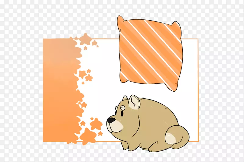 回形针艺术插图电脑鼠标动物群-Shiba小狗壁纸