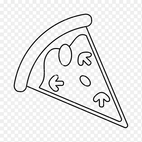 比萨饼意大利菜图形剪贴画插图-比萨饼