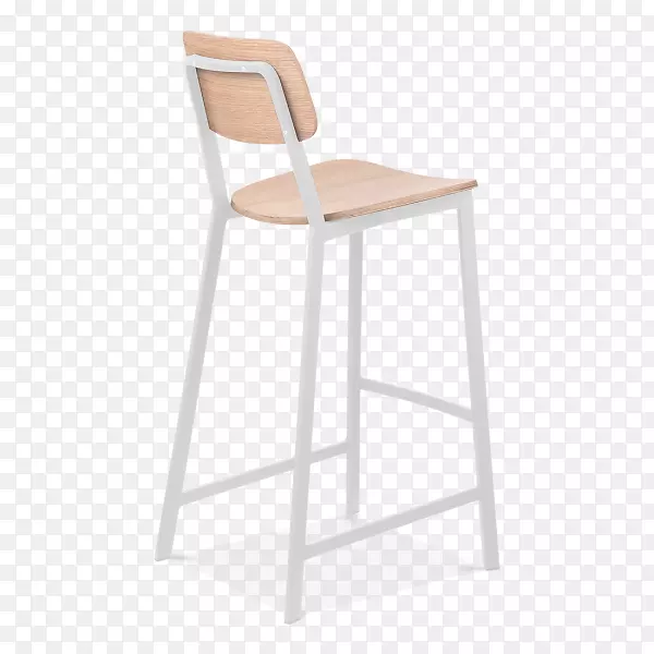 酒吧凳子桌椅家具胡桃白厨房设计理念