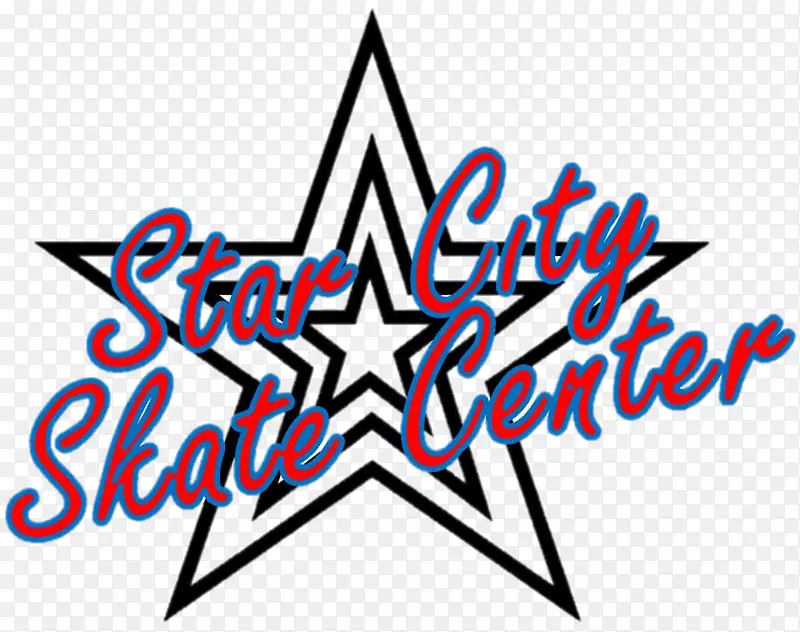图形电脑图标明星插图免费溜冰中心