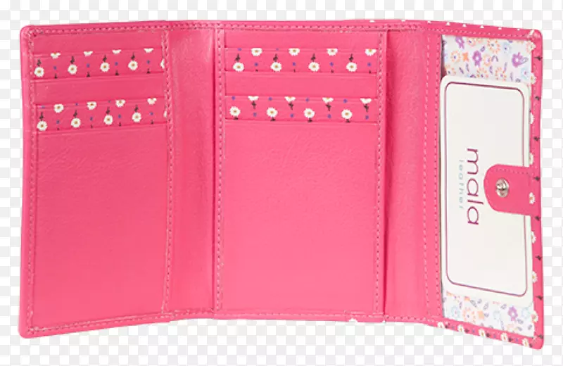 钱包产品红色-粉红色护照旅行钱包