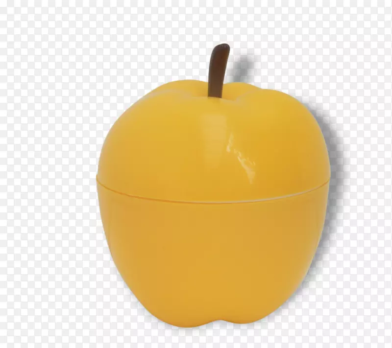 苹果黄色冰块桶-苹果