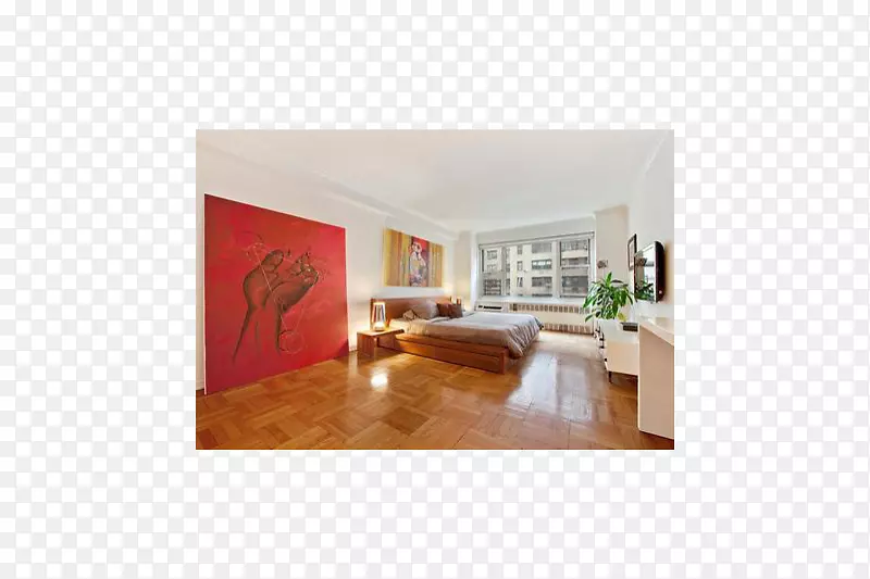 楼层室内设计服务起居室物业房地产-纽约公寓