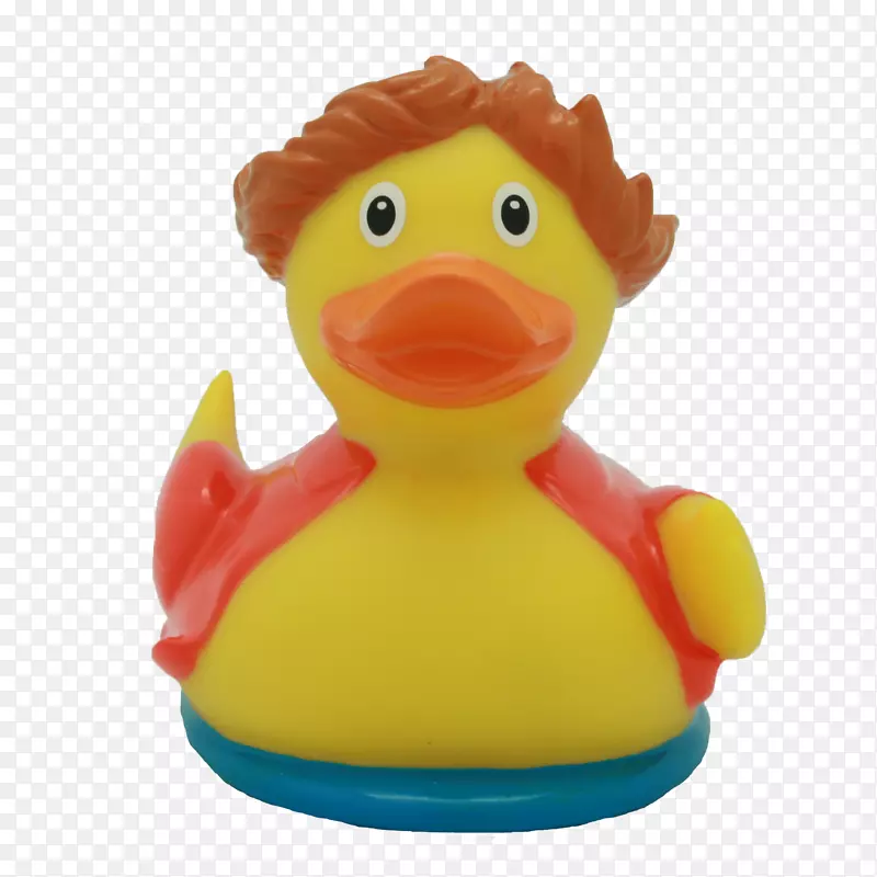 橡胶鸭冲浪玩具Sombo浴鸭冲浪者男孩7.5x8.5cm洗澡鸭-鸭