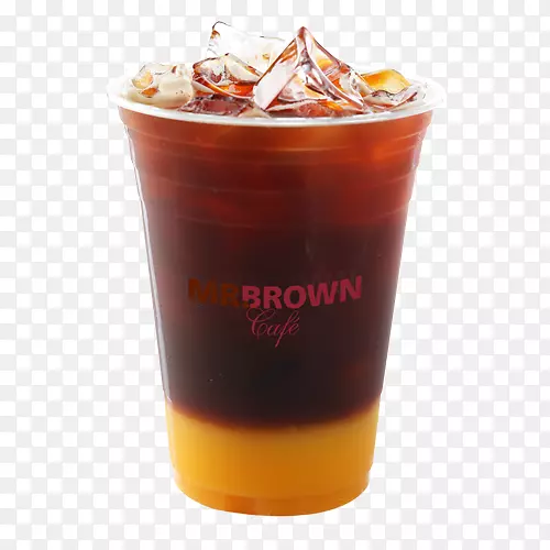 橙汁咖啡冰沙水果咖啡