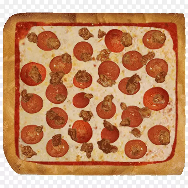 比萨饼m食谱放置垫子橙色S.A。-披萨