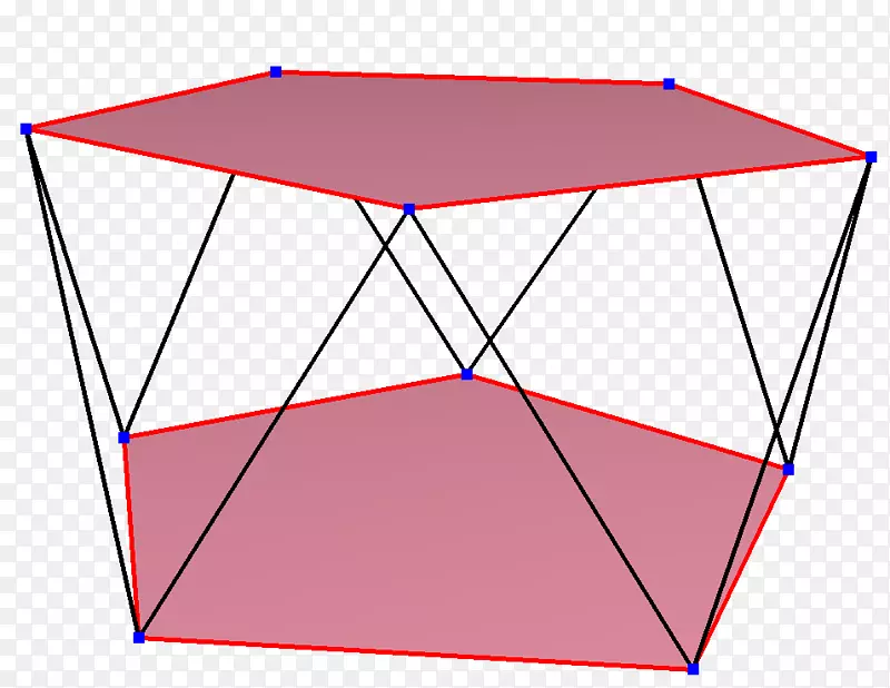 斜多边形十角五角反棱镜