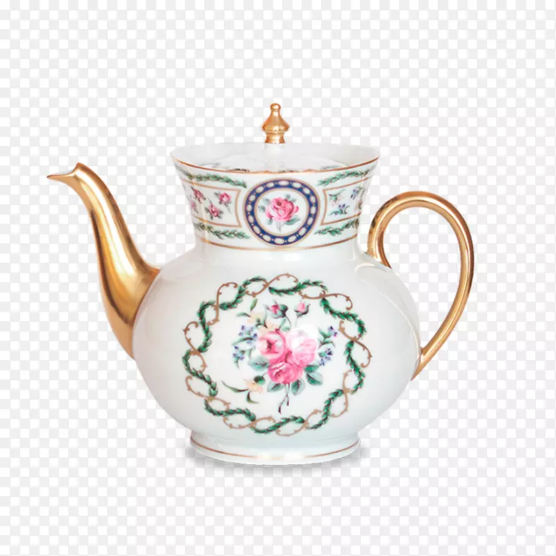 卢维西恩陶瓷茶壶哈维兰公司-茶
