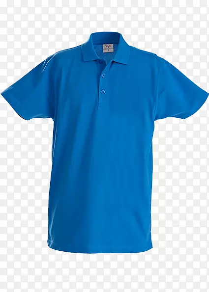 T恤，马球衫，衣袖-蓝色工作服