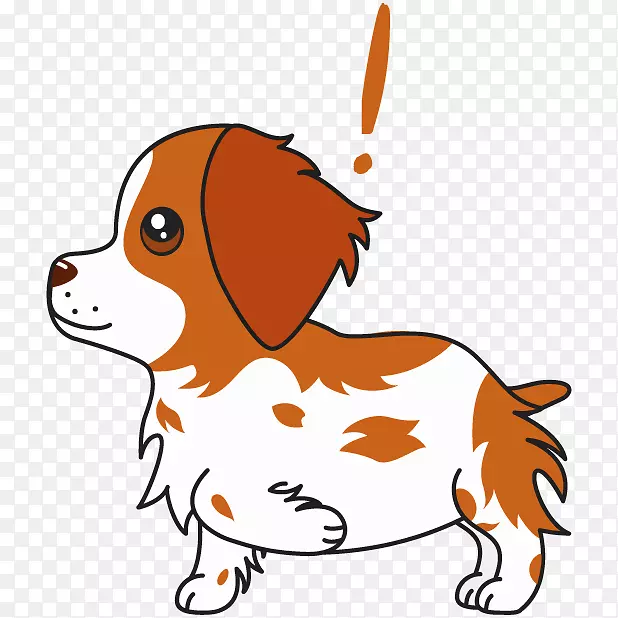 犬种布列塔尼犬夹艺术-猎犬德布列塔尼