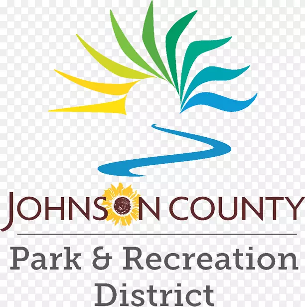 约翰逊县公园及游憩区标志图形设计品牌字体
