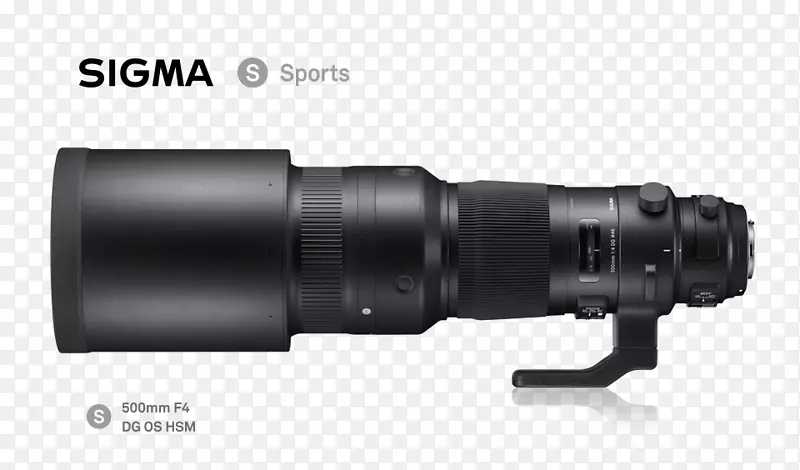 佳能EF镜头安装佳能500 mm镜头西格玛公司照相机镜头