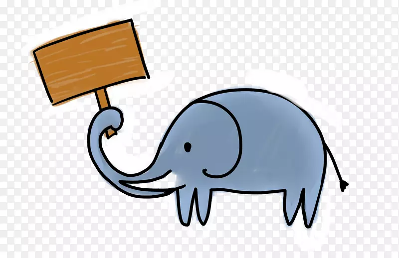 印度象非洲象Marimo剪贴画-大象