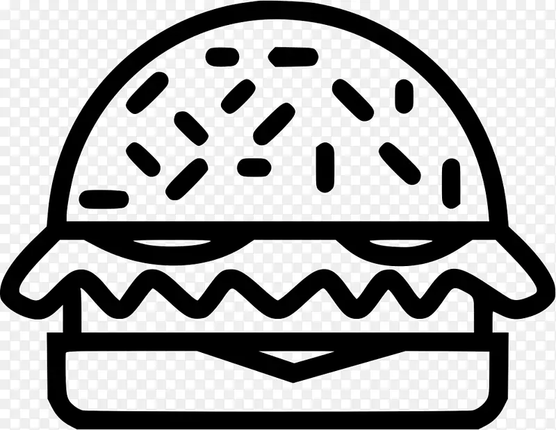 图形汉堡包图解画版税-免费早餐午餐晚餐标签