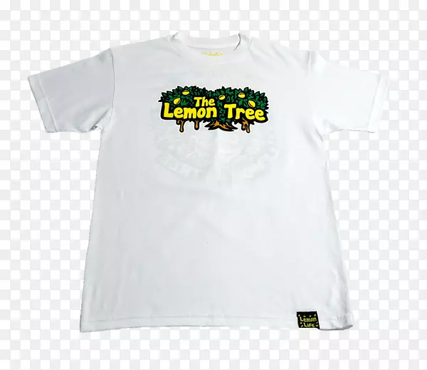 t恤婴儿及幼儿一件商标袖子柠檬树标志