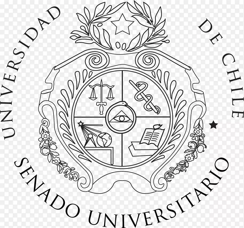 徽标/m/02csf平面设计插图大学-Vina del mar智利纪念碑