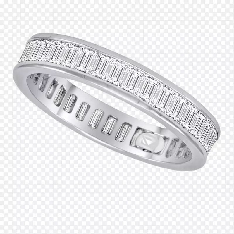 结婚戒指银白金-无限带手镯