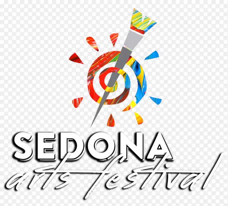 塞多纳艺术节剪贴画品牌标志-塞多纳漩涡旅游