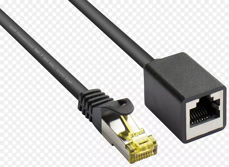 f类电缆修补电缆第6类电缆电连接器电缆延伸线