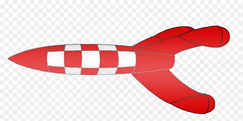 水火箭描绘丁丁形象火箭的冒险