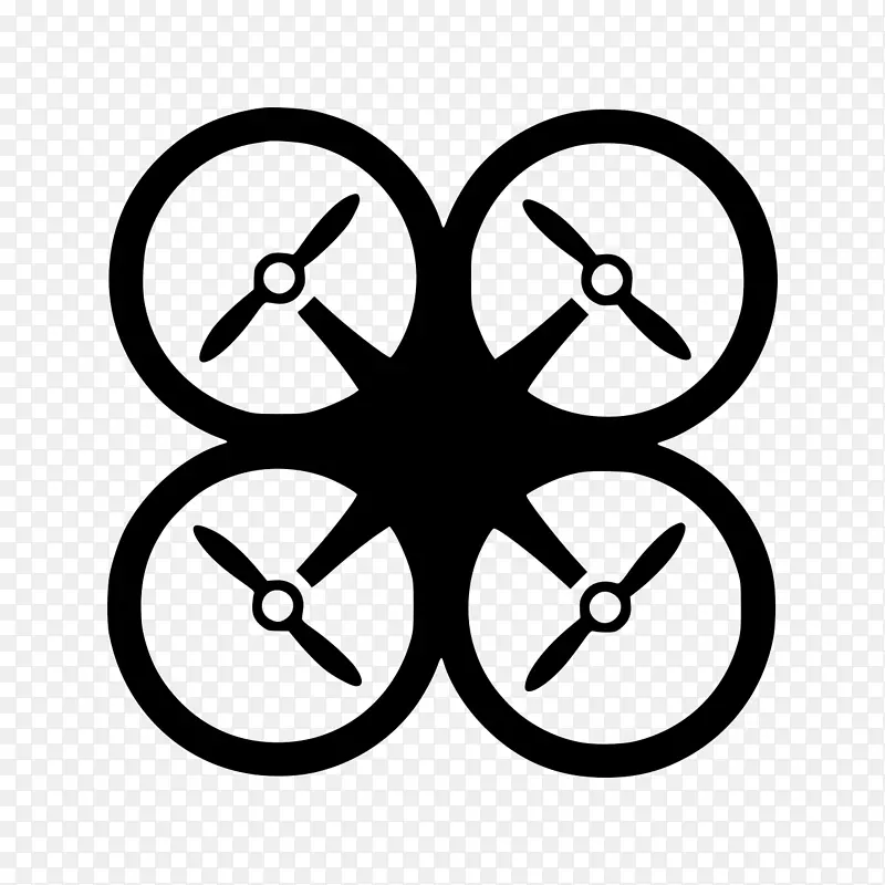 图形无人驾驶飞行器四边形计算机图标图示符号