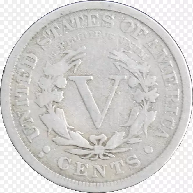 硬币自由头镍银美利坚合众国-硬币