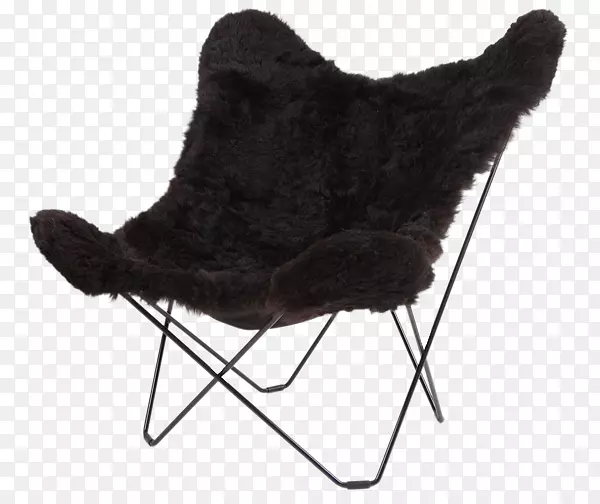 蝴蝶椅、羊皮地毯、睡椅、躺椅